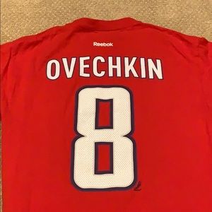 Alex Ovechkin Washington Capitals Reebok T Shirt